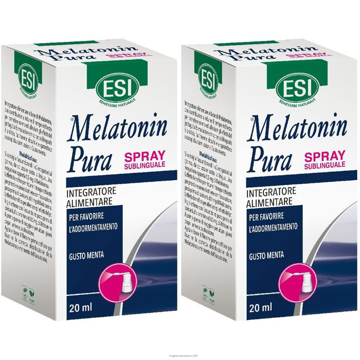 Acquista Online esi melatonin pura spray set da 2 2x20 ml orale e Cerca l'offerta più bassa