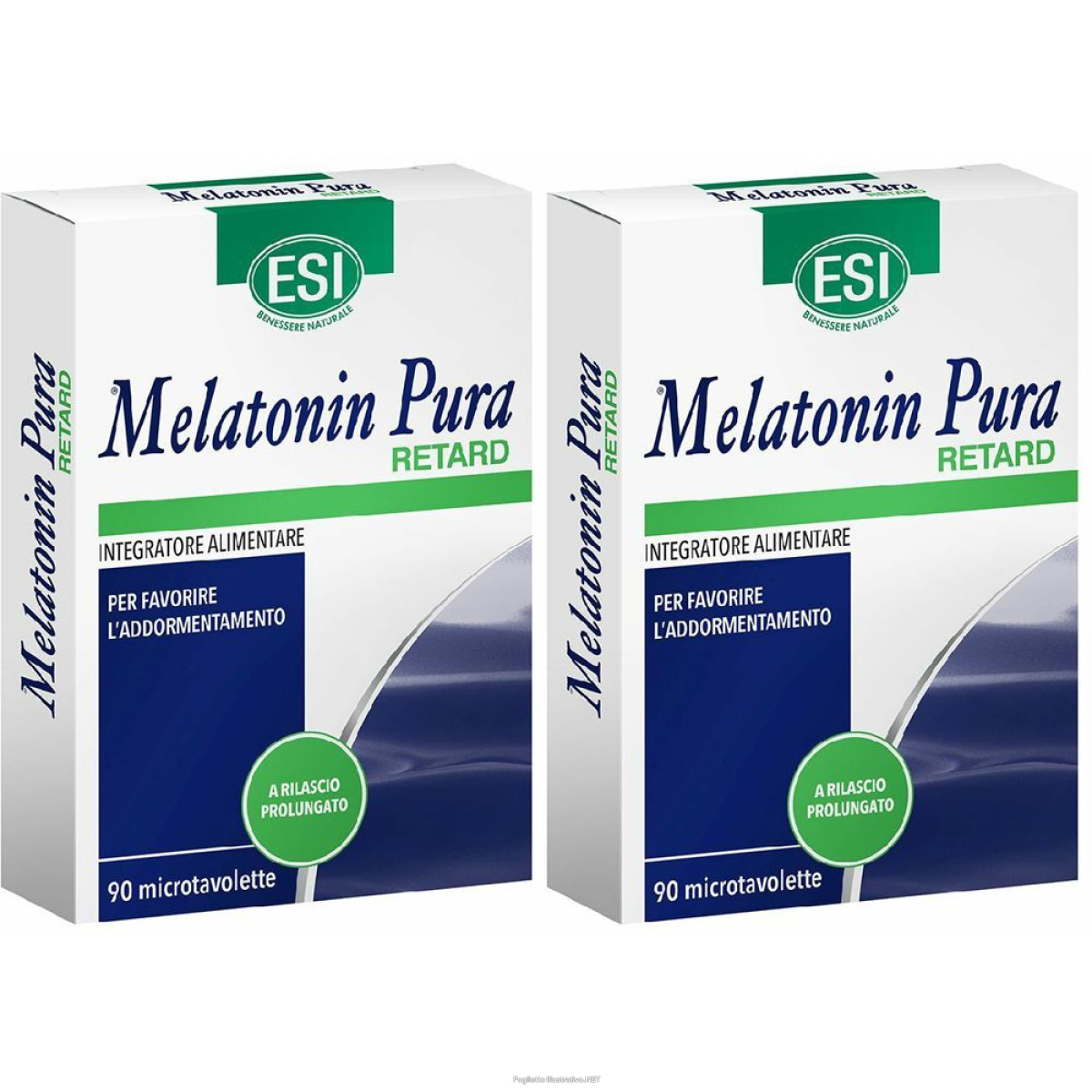 Acquista Online esi melatonina pura® retard microtavolette set da 2 2x90 pz compresse e Cerca l'offerta più bassa