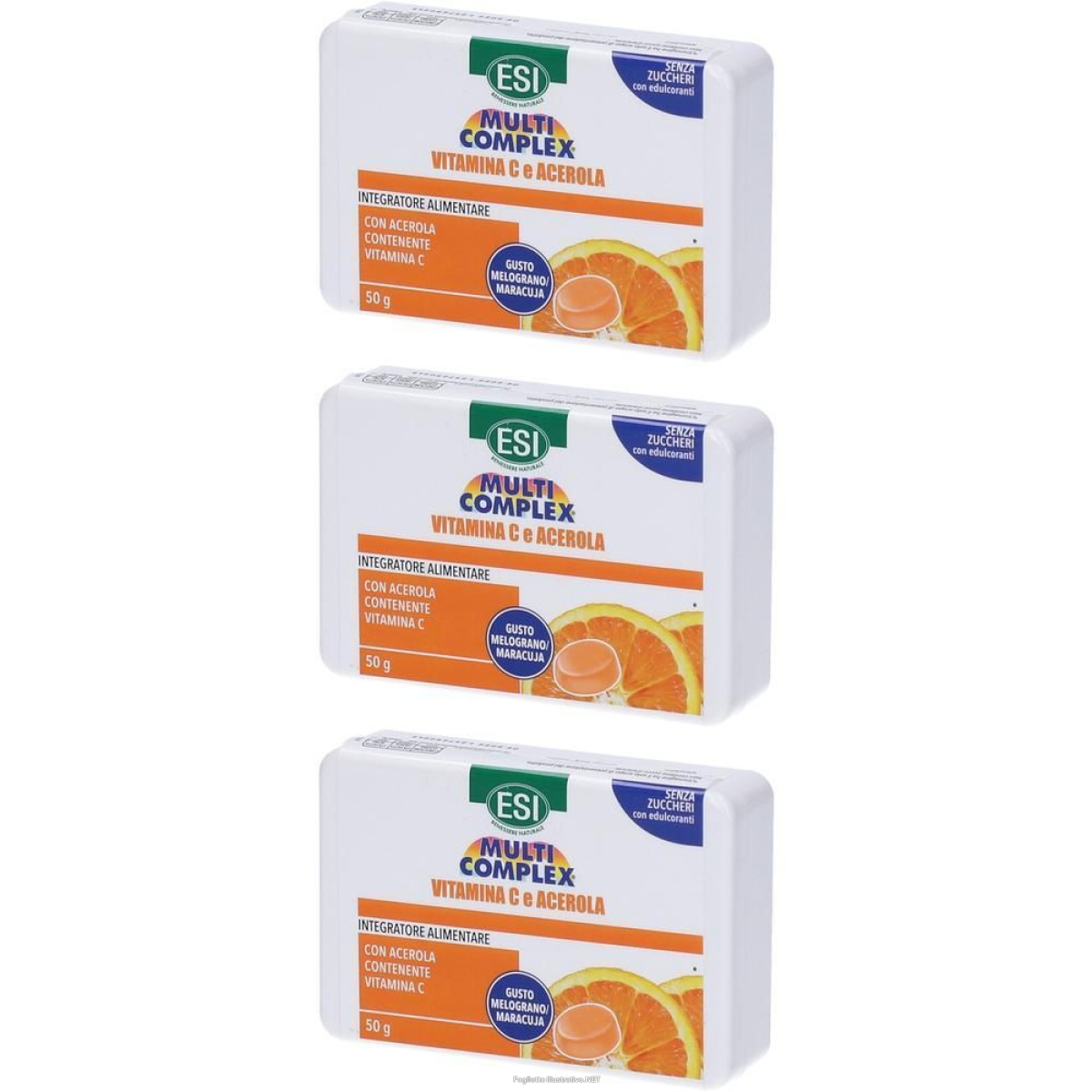 Acquista Online esi multi complex vitamina c e acerola caramelle 3x50 g e Cerca l'offerta più bassa