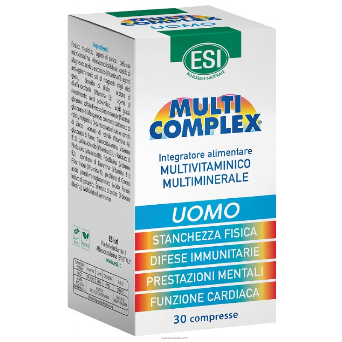 Acquista Online esi multicomplex uomo 30 compresse e Cerca l'offerta più bassa