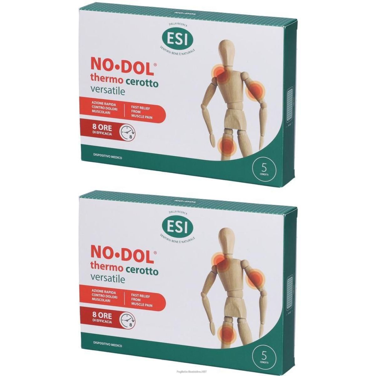 Acquista Online esi no dol thermo cerotto versatile 2x5 pz e Cerca l'offerta più bassa