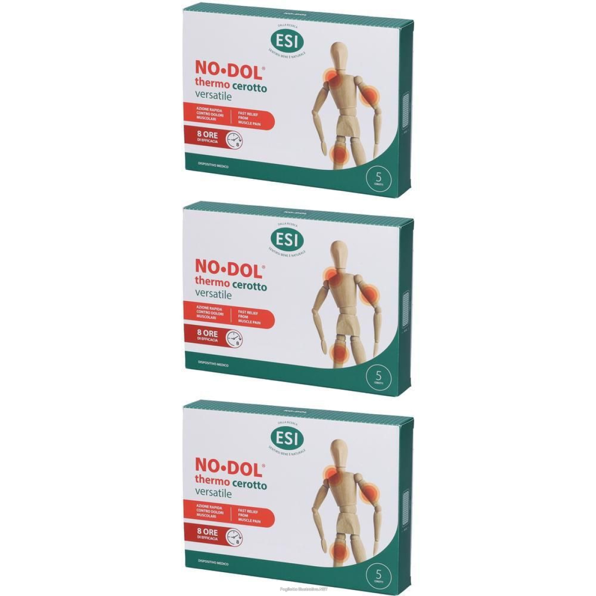 Acquista Online esi no dol thermo cerotto versatile 3x5 pz e Cerca l'offerta più bassa