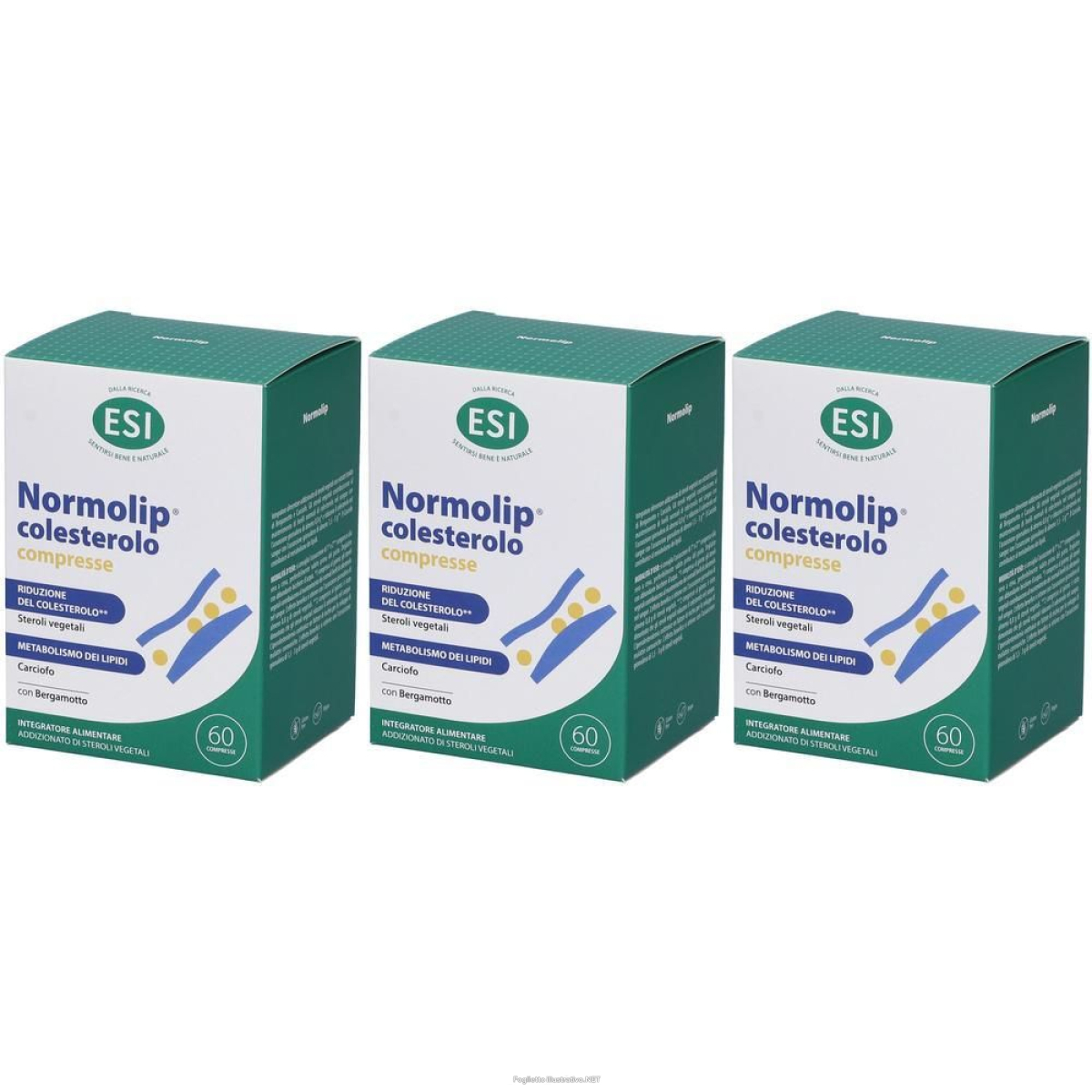 Acquista Online esi normolip colesterolo compresse 3x73,8 g e Cerca l'offerta più bassa