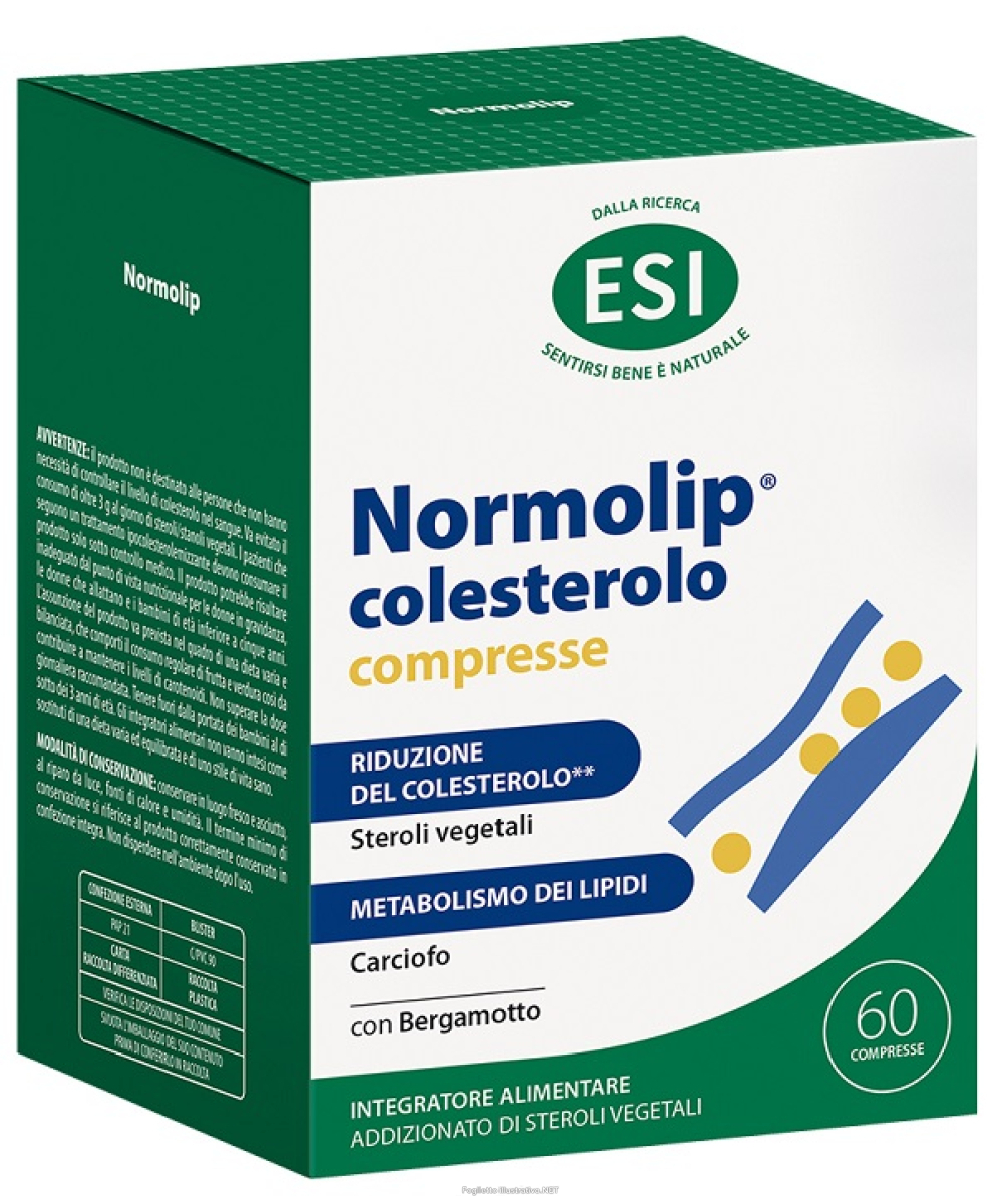Acquista Online esi normolip colesterolo - integratore per il colesterolo con steroli vegetali, 60 compresse e Cerca l'offerta più bassa