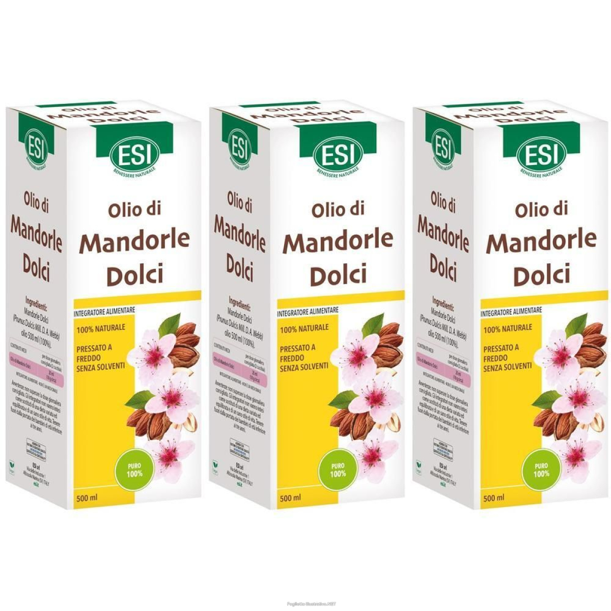 Acquista Online esi olio mandorle dolci 3x100 ml e Cerca l'offerta più bassa
