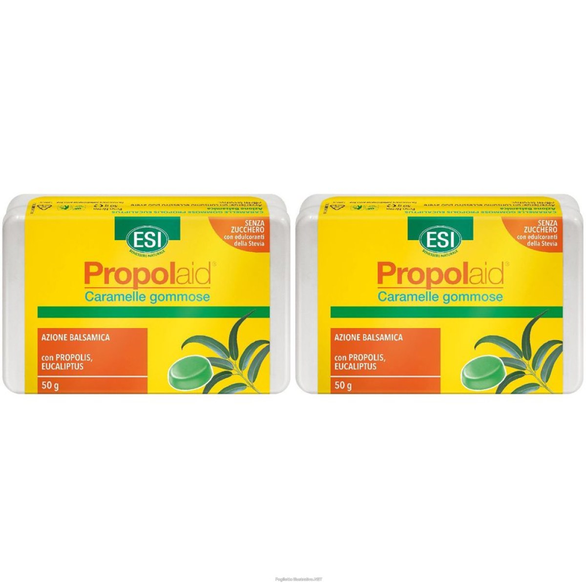 Acquista Online esi propolaid® caramelle eucaliptus set da 2 2x50 g e Cerca l'offerta più bassa
