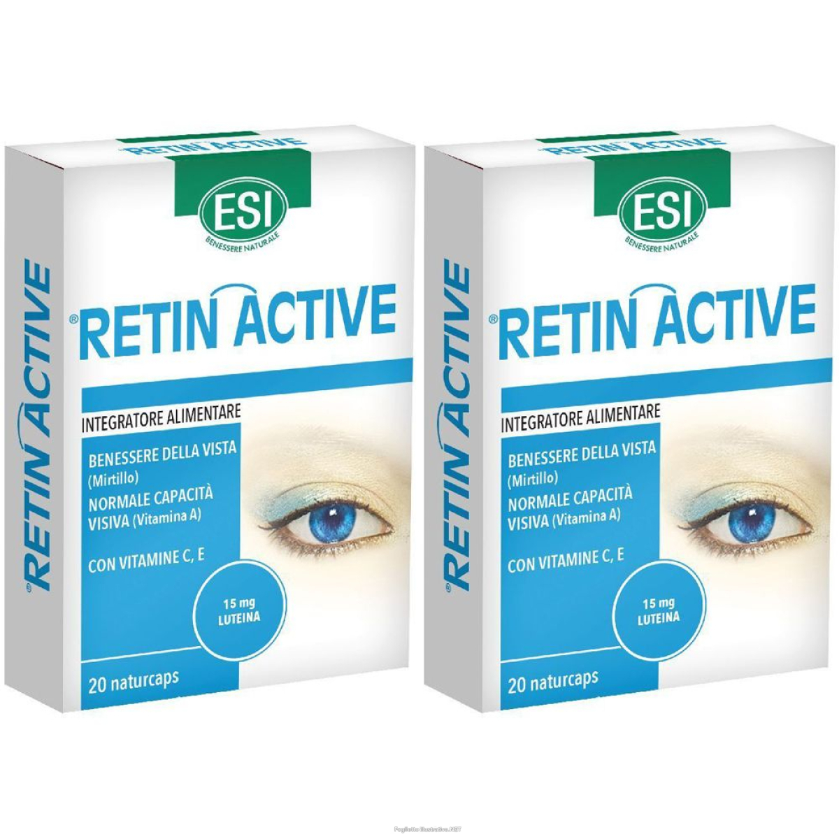Acquista Online esi retin active naturcaps set da 2 2x11 g capsule e Cerca l'offerta più bassa