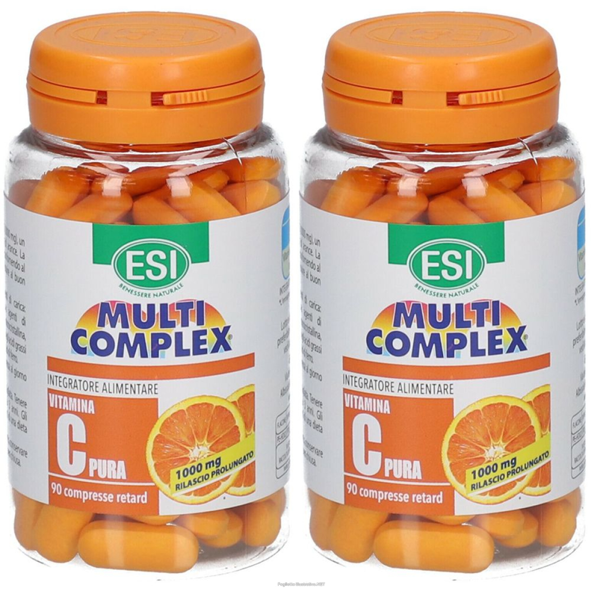 Acquista Online esi vitamina c pura retard set da 2 2x126 g compresse e Cerca l'offerta più bassa