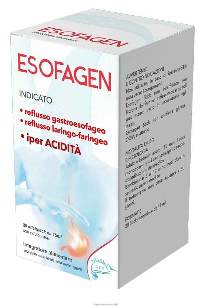 Acquista Online esofagen integratore per il reflusso gastrico 20 stickpack e Cerca l'offerta più bassa