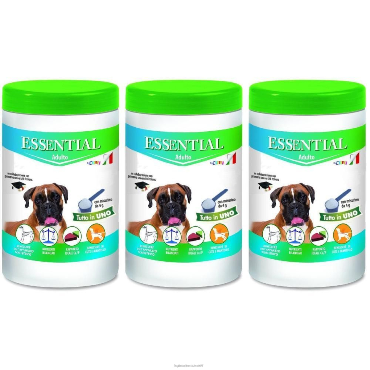 Acquista Online Essential Cane Adult 150 g 3x150 g Polvere per Soluzione Orale e Cerca l'offerta più bassa