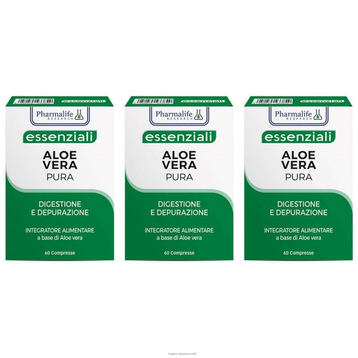 Acquista Online essenziali aloe vera pura compresse 3x51 g e Cerca l'offerta più bassa