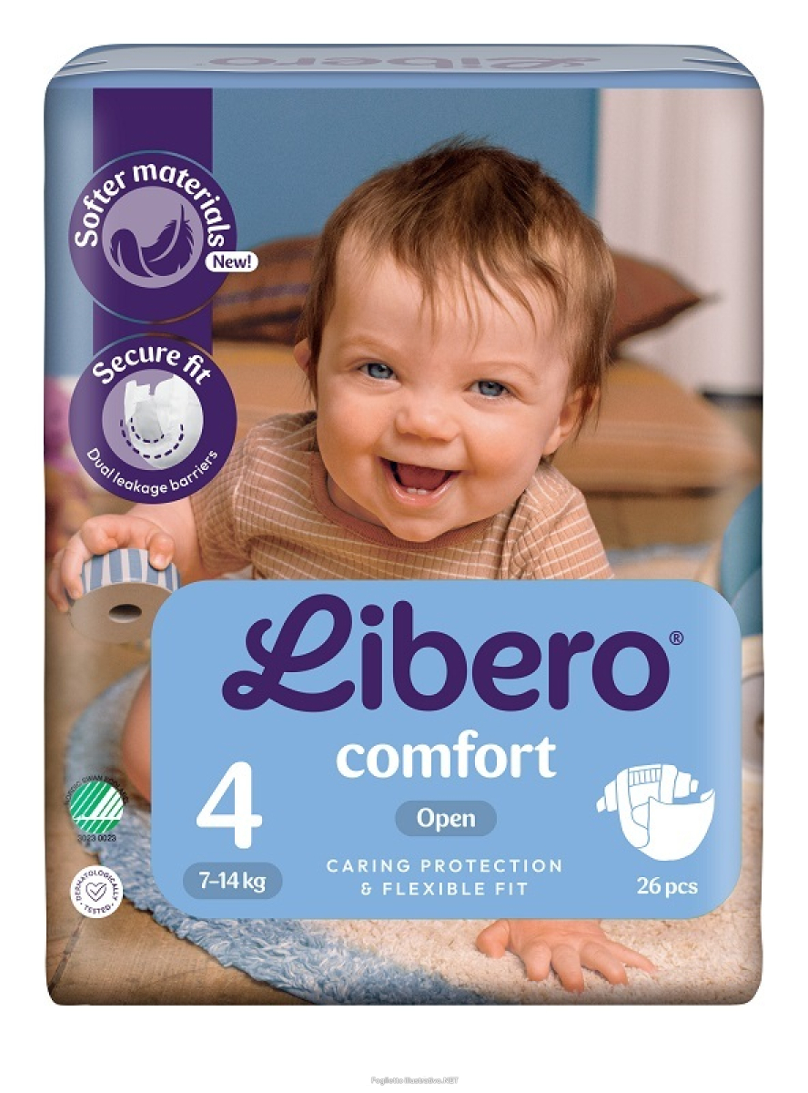 Acquista Online essity libero comfort 4 - pannolini usa e getta per bambini da 7 a 14 kg, 26 pezzi e Cerca l'offerta più bassa