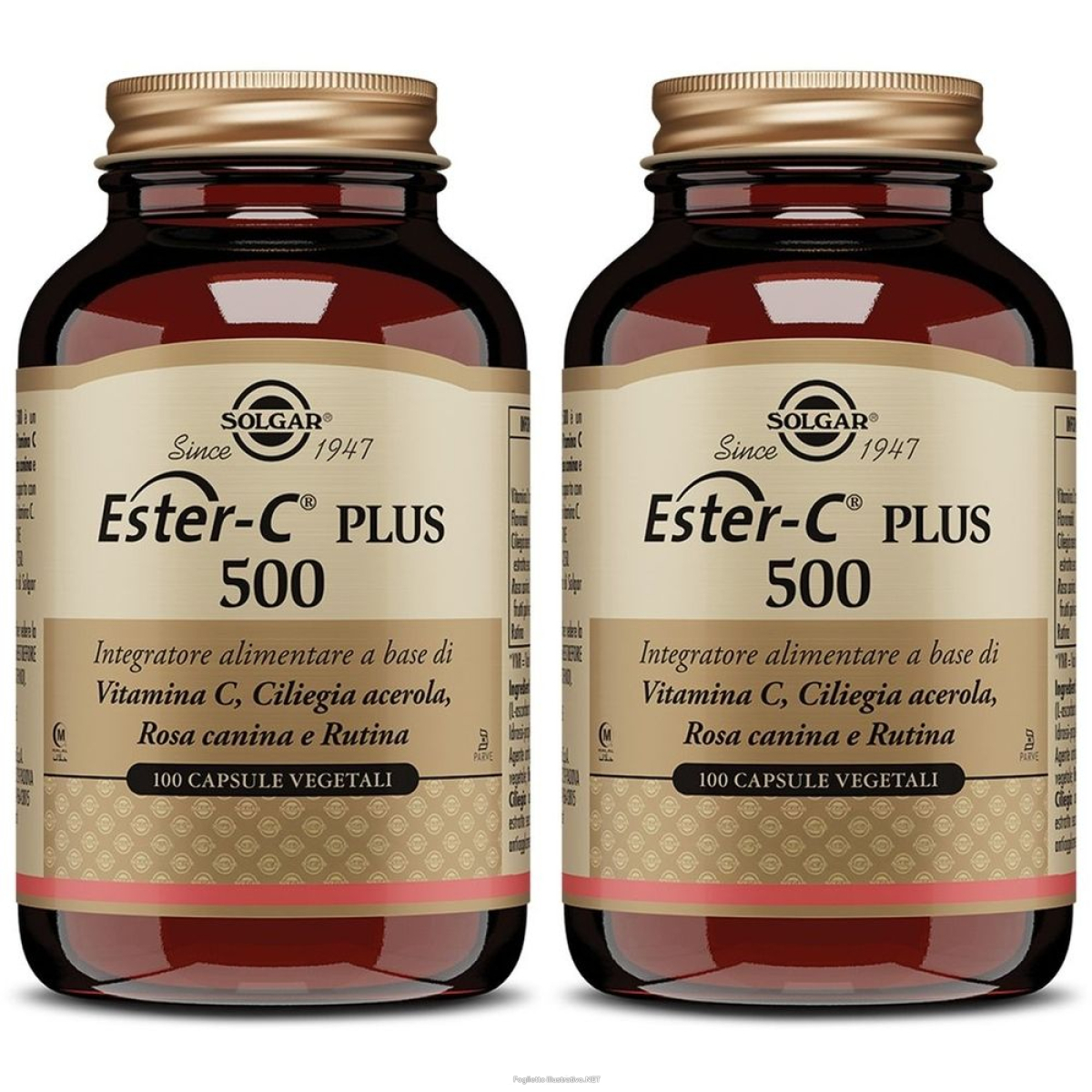 Acquista Online ester-c plus 500 set da 2 2x76,4 g capsule e Cerca l'offerta più bassa