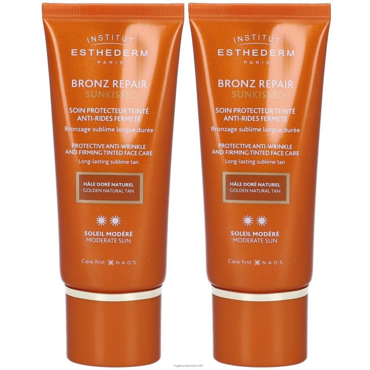 Acquista Online esthederm italia solare viso anti-rughe colorato - sole moderato 2x50 e Cerca l'offerta più bassa