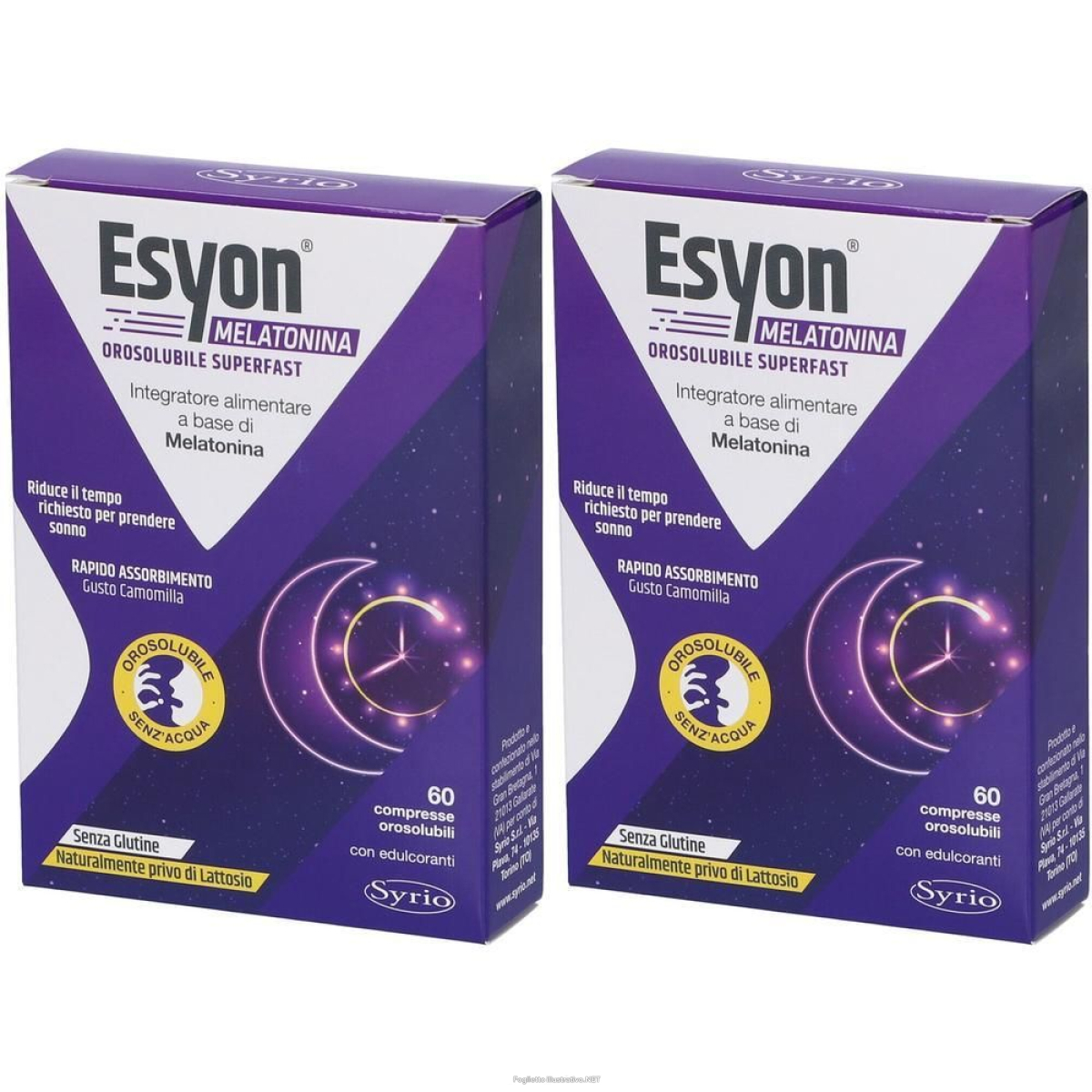 Acquista Online esyon melatonina orosolubile superfast compresse 2x19,2 g e Cerca l'offerta più bassa
