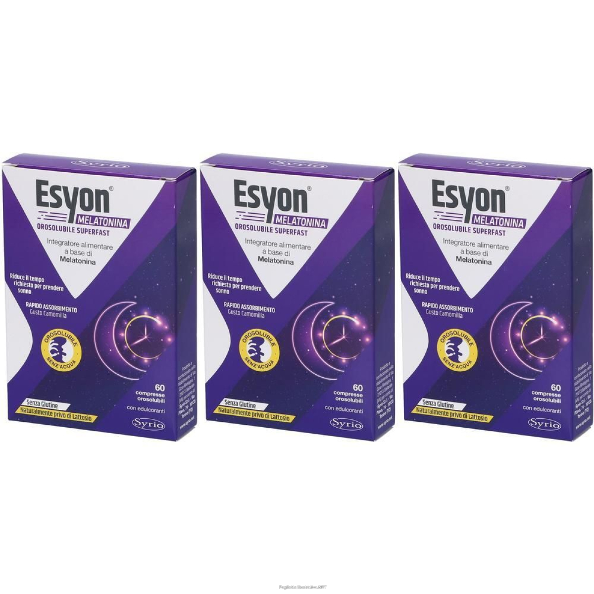 Acquista Online esyon melatonina orosolubile superfast compresse 3x19,2 g e Cerca l'offerta più bassa