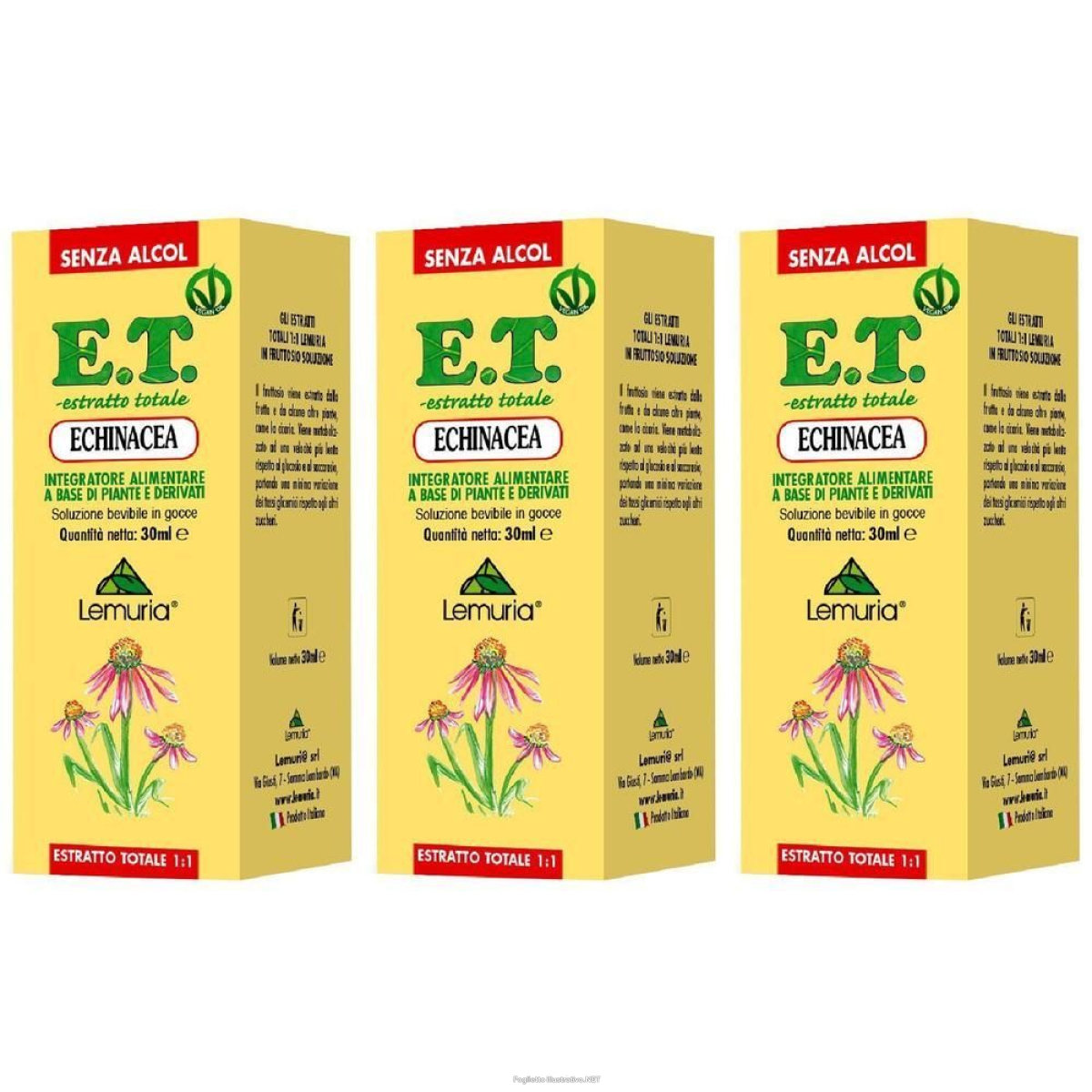 Acquista Online et estratto totale echinacea senza alcol 3x30 ml soluzione orale e Cerca l'offerta più bassa