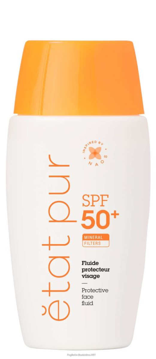 Acquista Online etat pur fluido solare viso spf50+ - protezione solare viso resistente all'acqua - 40 g e Cerca l'offerta più bassa