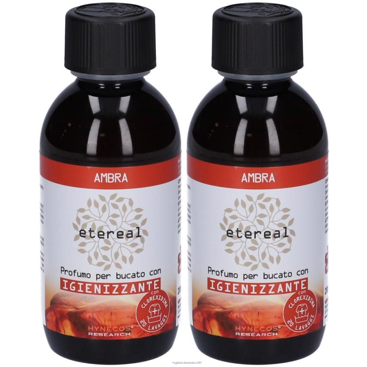 Acquista Online etereal ambra profumo bucato con igienizzante 2x200 ml e Cerca l'offerta più bassa