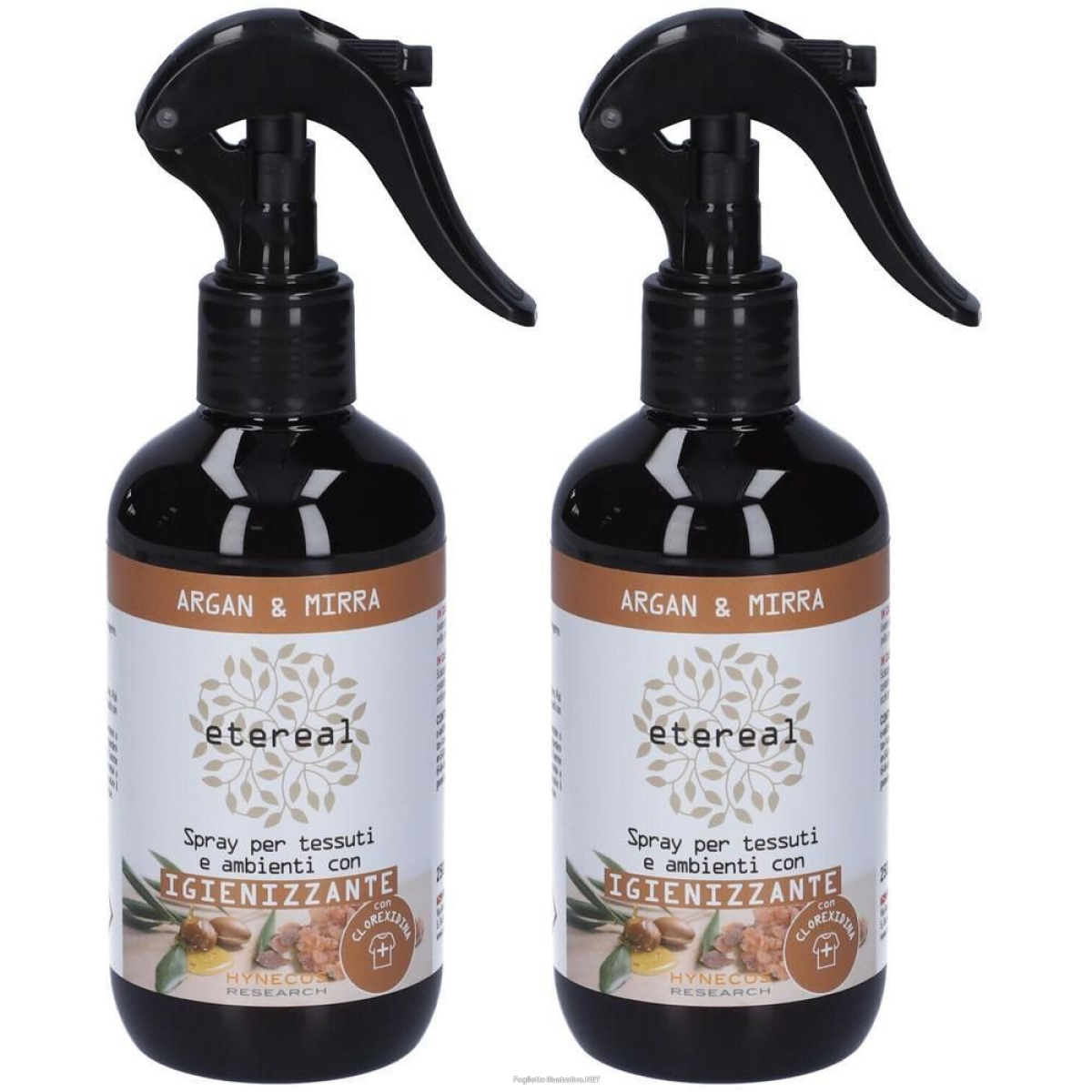 Acquista Online etereal argan mirra spray tessuti ambienti profumato con igienizzante e Cerca l'offerta più bassa