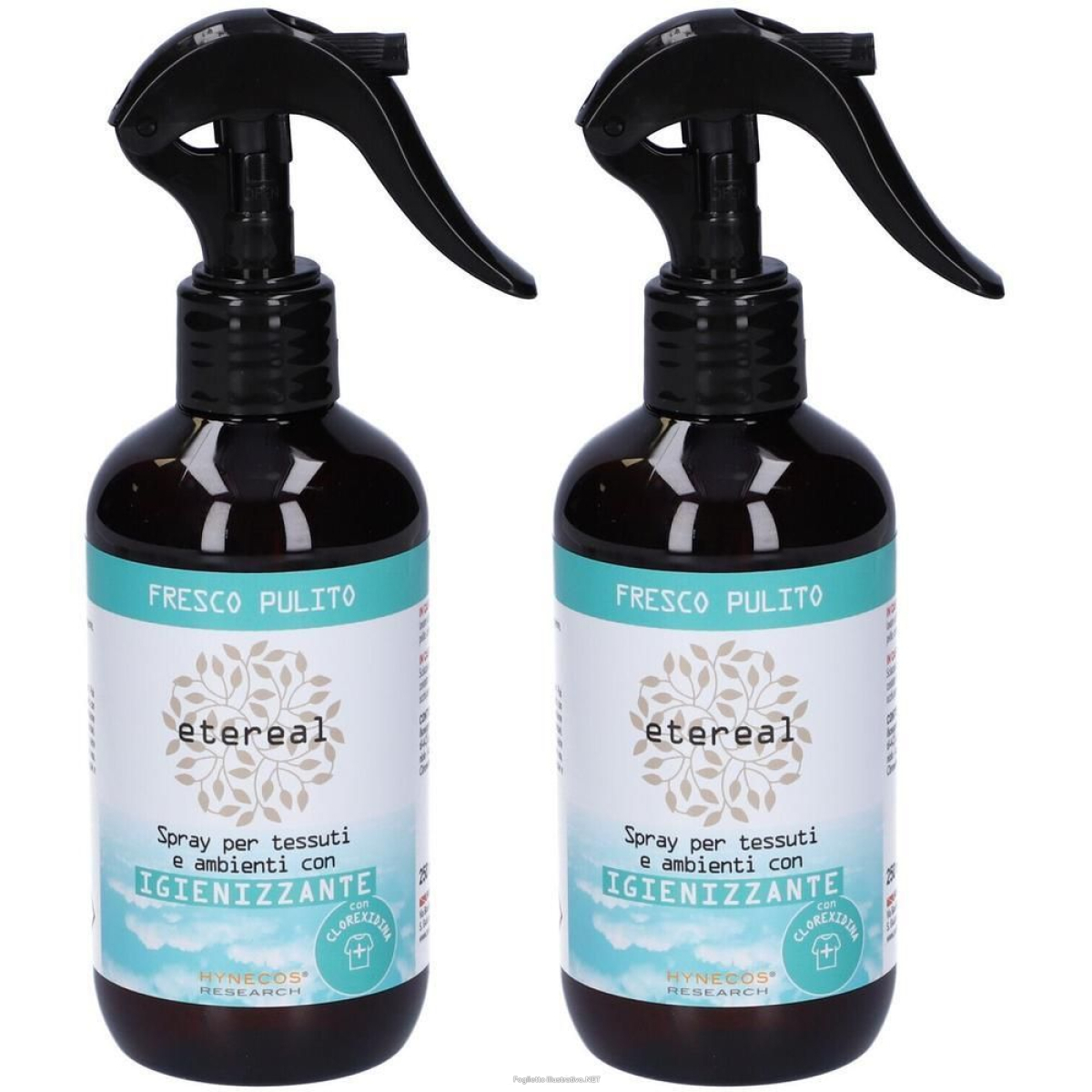 Acquista Online etereal spray per tessuti e ambienti igienizzante fresco pulito 2x250 e Cerca l'offerta più bassa