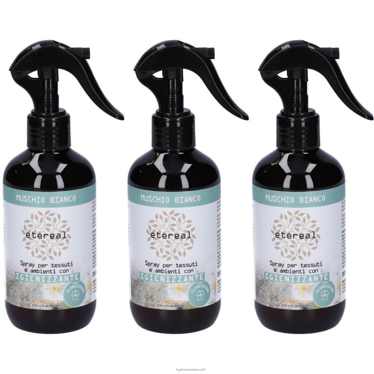 Acquista Online etereal spray per tessuti e ambienti igienizzante muschio bianco 3x250 e Cerca l'offerta più bassa