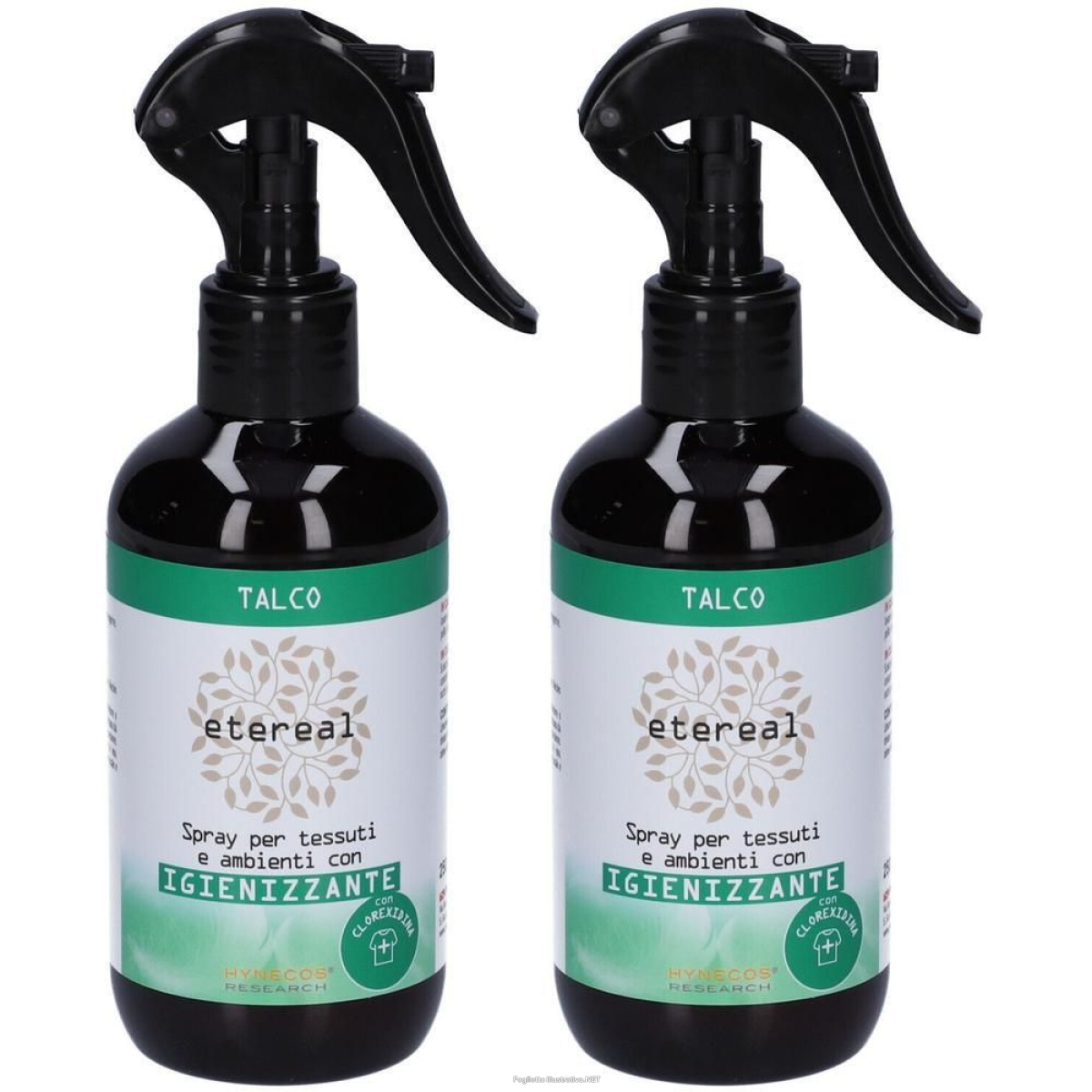 Acquista Online etereal talco spray tessuti ambienti profumato con igienizzante 2x250 e Cerca l'offerta più bassa
