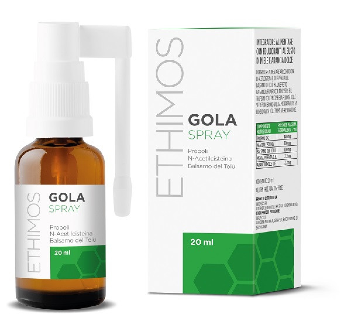 Acquista Online Ethimos gola spray 20ml e Cerca l'offerta più bassa