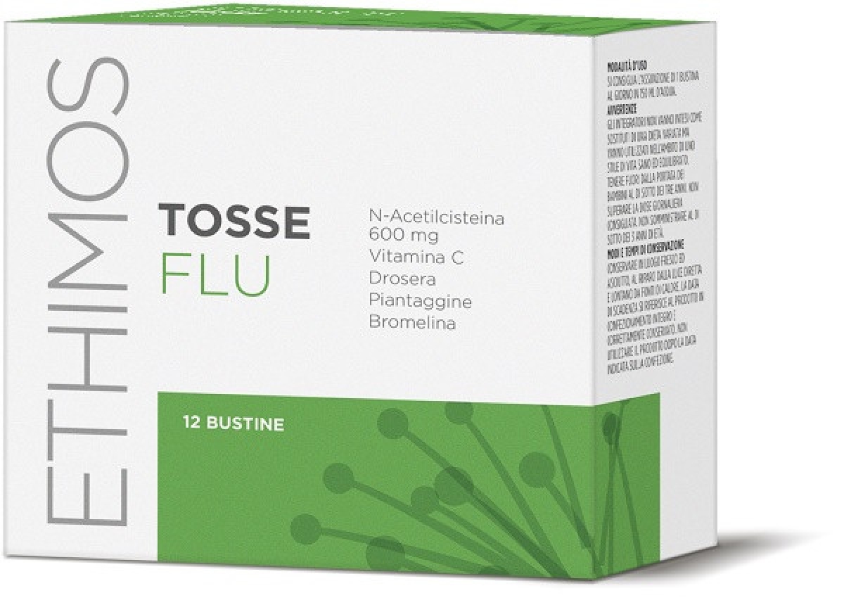 Acquista Online Ethimos tosse flu 12 bustine e Cerca l'offerta più bassa