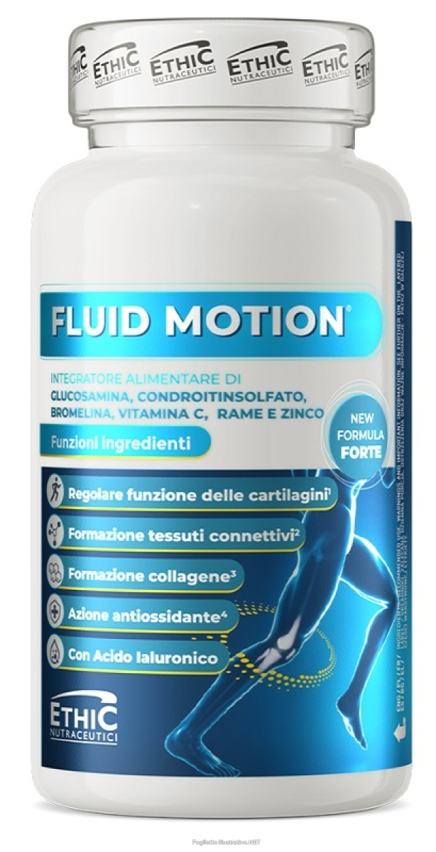 Acquista Online etichsport fluid motion integratore per il benessere di ossa e cartilagini 60 capsule e Cerca l'offerta più bassa