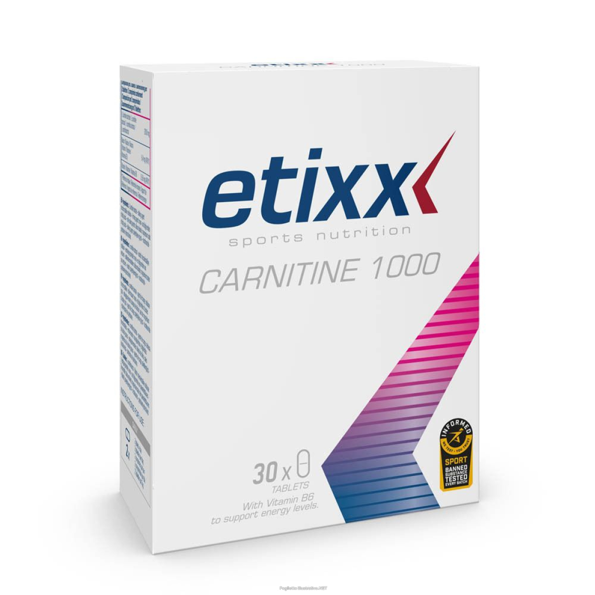 Acquista Online etixx carnitine 1000 30 pz compresse e Cerca l'offerta più bassa