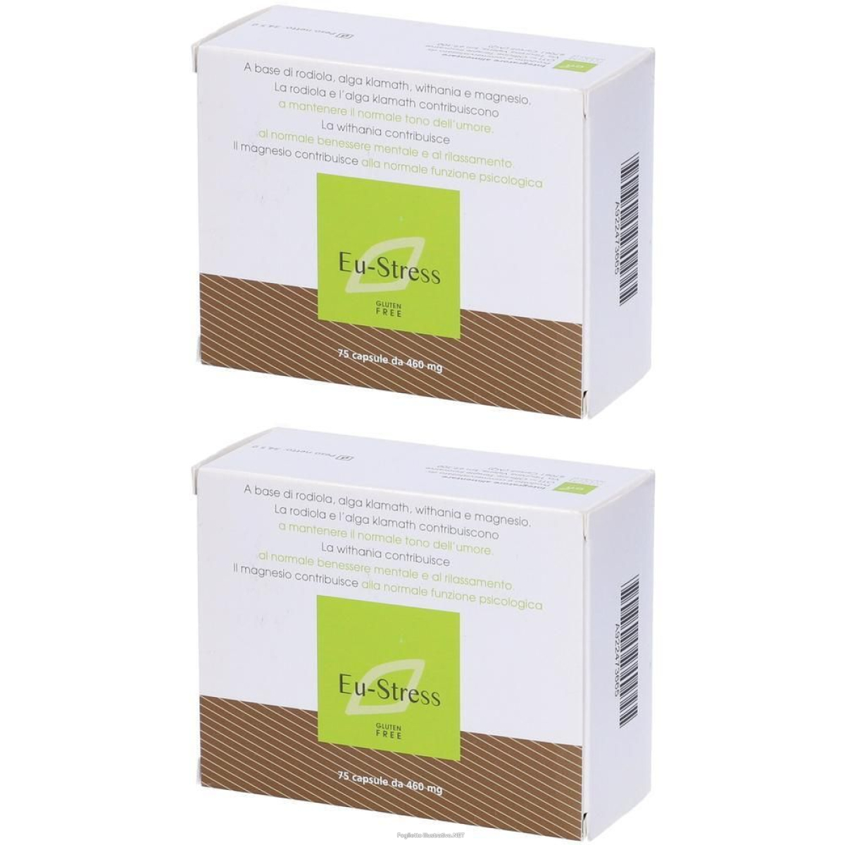 Acquista Online eu stress 75cps 2x75 pz capsule e Cerca l'offerta più bassa