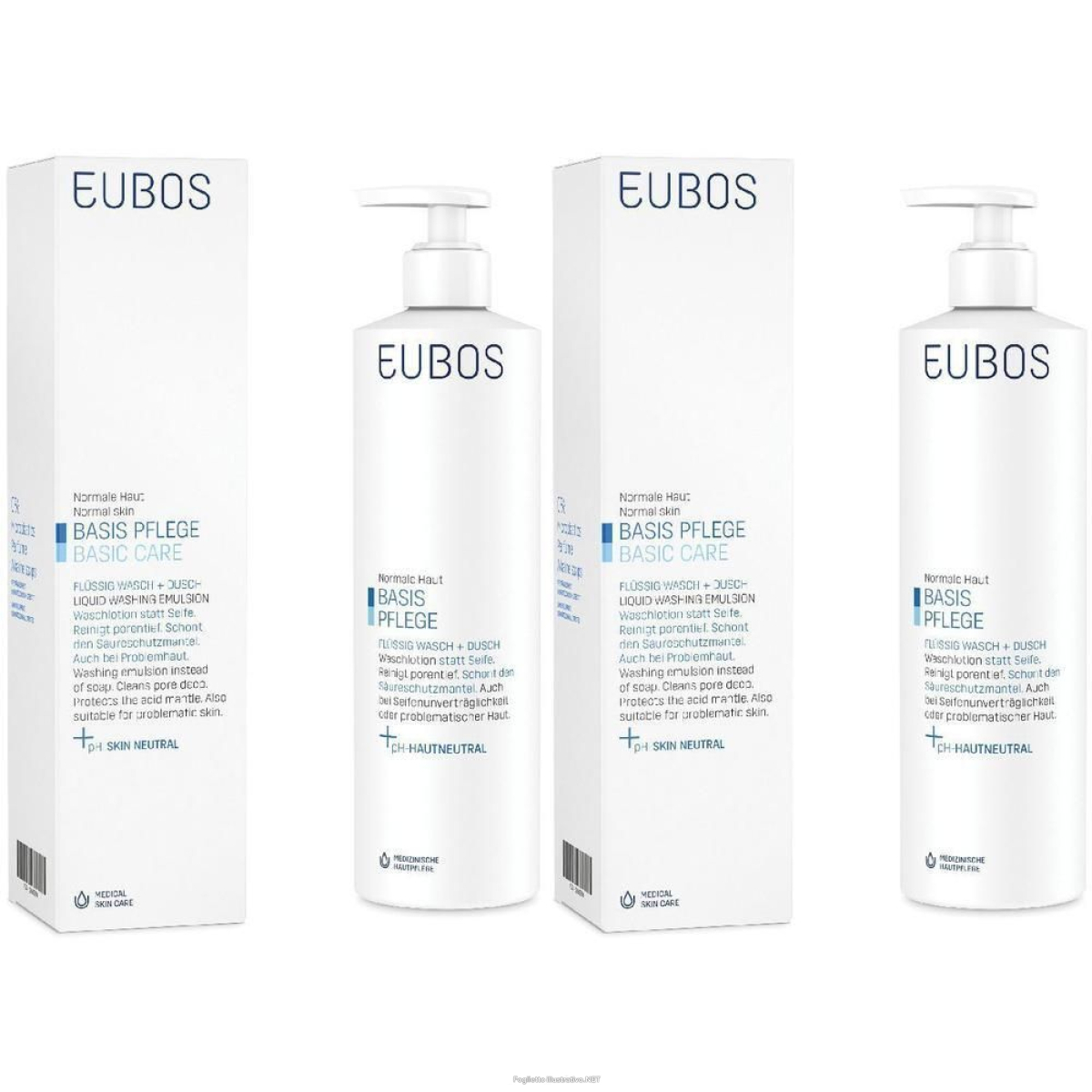 Acquista Online Eubos Detergente Liquido 400 ml 2x400 ml Sapone Liquido e Cerca l'offerta più bassa