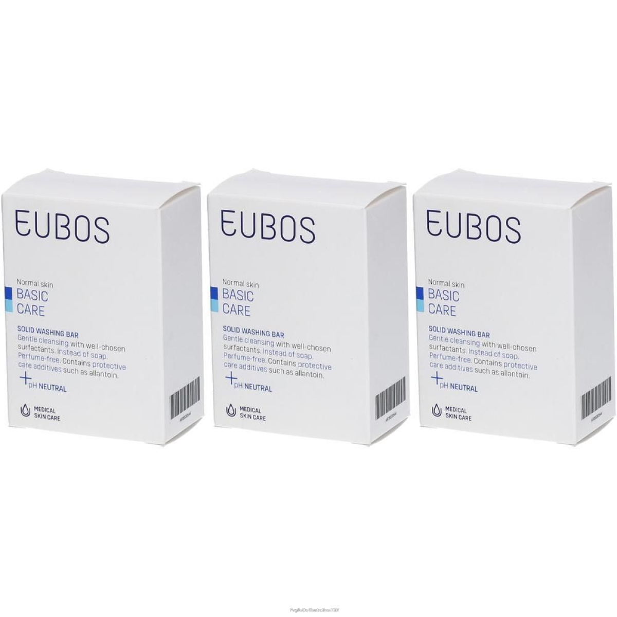 Acquista Online Eubos Detergente Solido 3x125 g e Cerca l'offerta più bassa