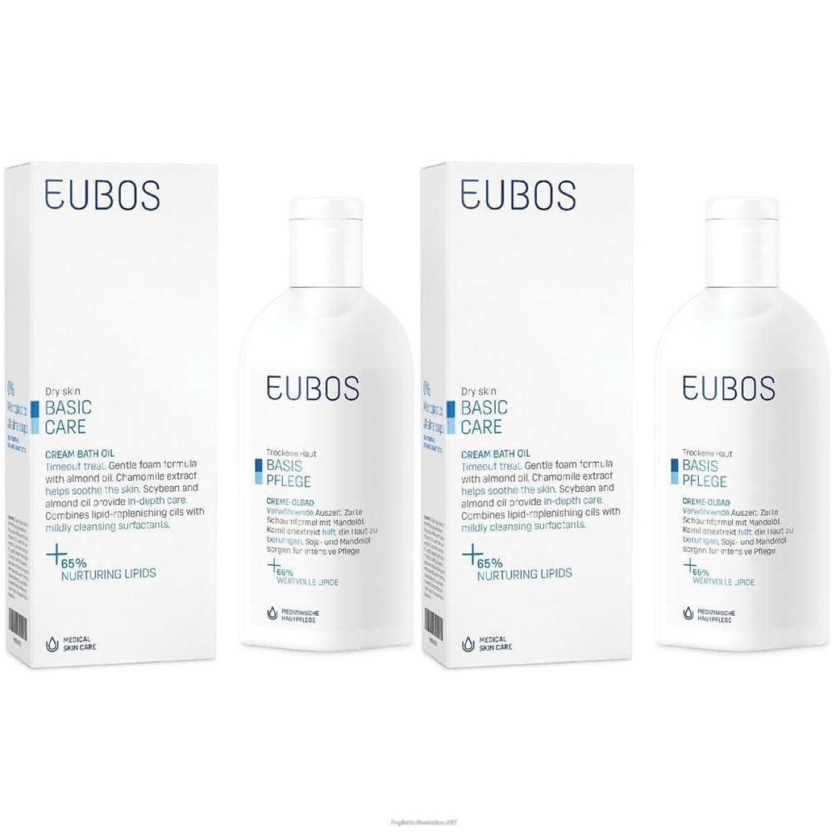 Acquista Online eubos® olio da bagno per pelli secche 2x200 ml e Cerca l'offerta più bassa