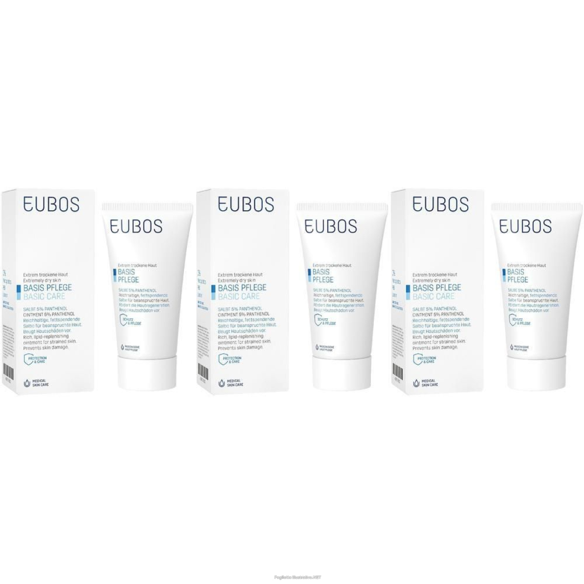 Acquista Online eubos pomata rigenerante 5% pantenolo 75 ml 3x75 ml e Cerca l'offerta più bassa