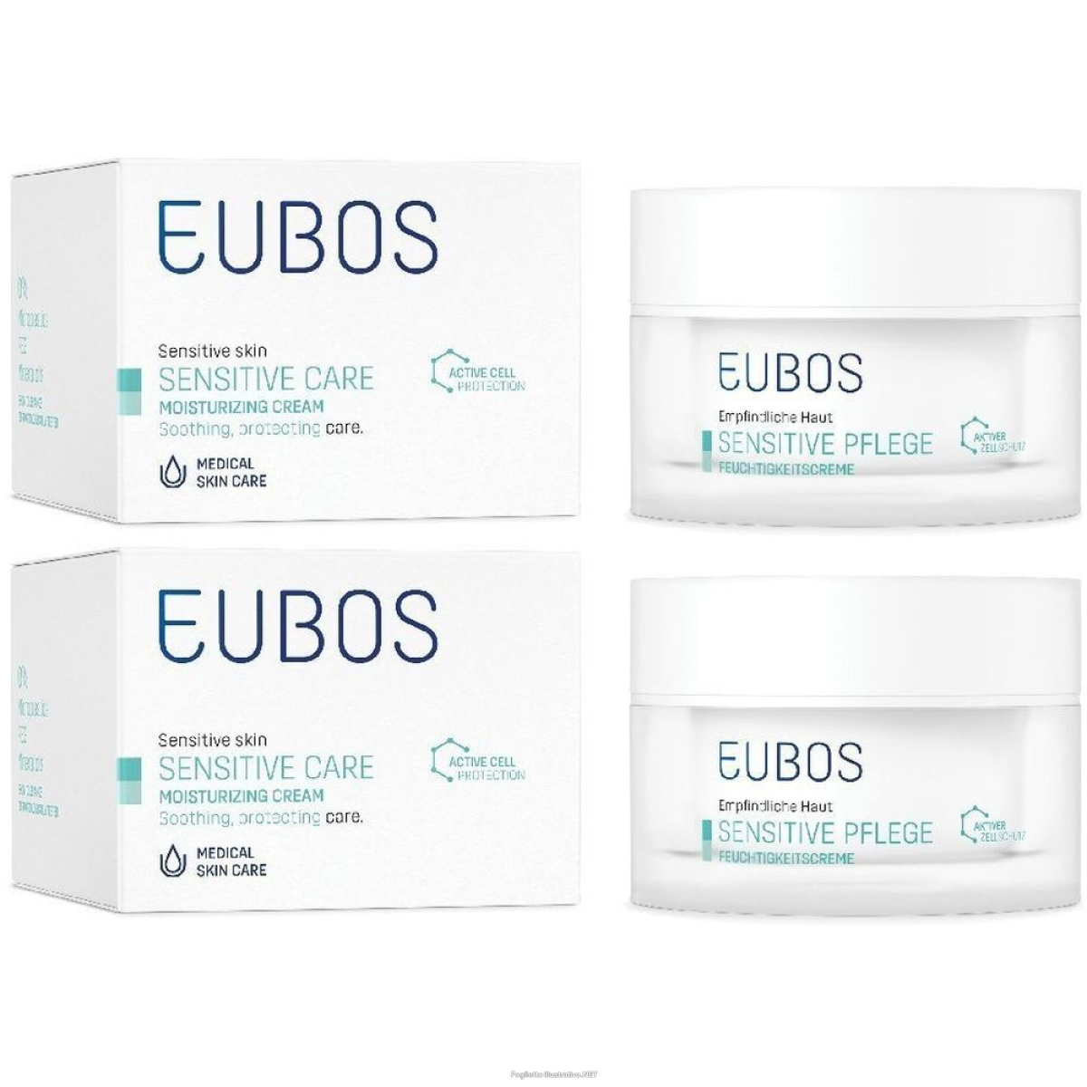 Acquista Online eubos® sensitive skin crema set da 2 2x50 ml crema e Cerca l'offerta più bassa
