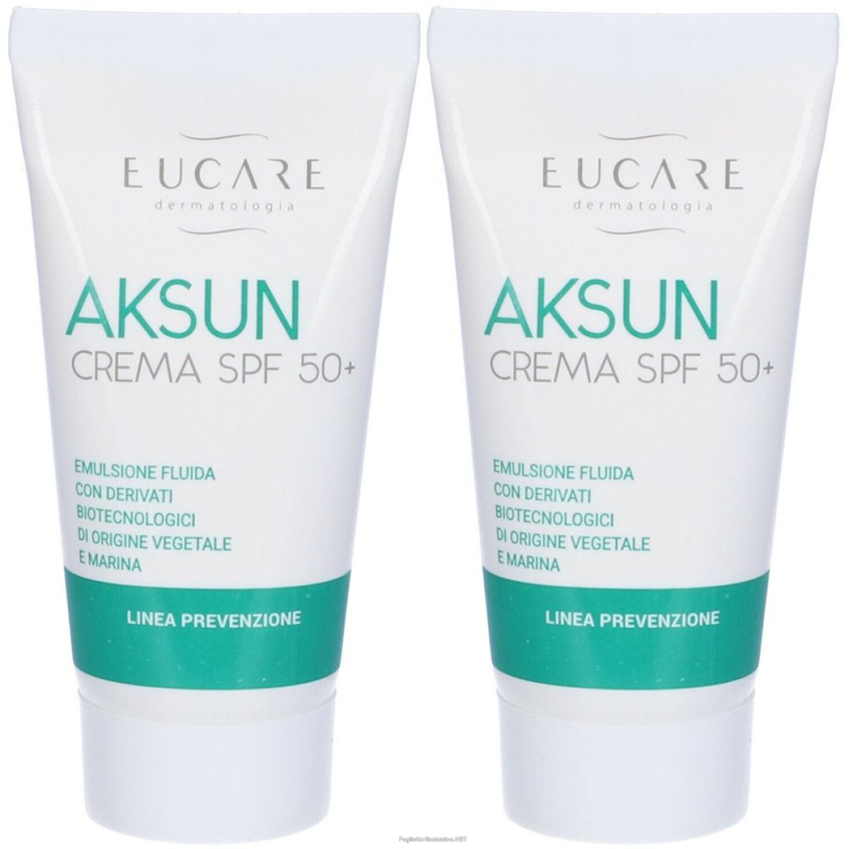 Acquista Online eucare aksun crema spf 50+ set da 2 2x50 ml e Cerca l'offerta più bassa