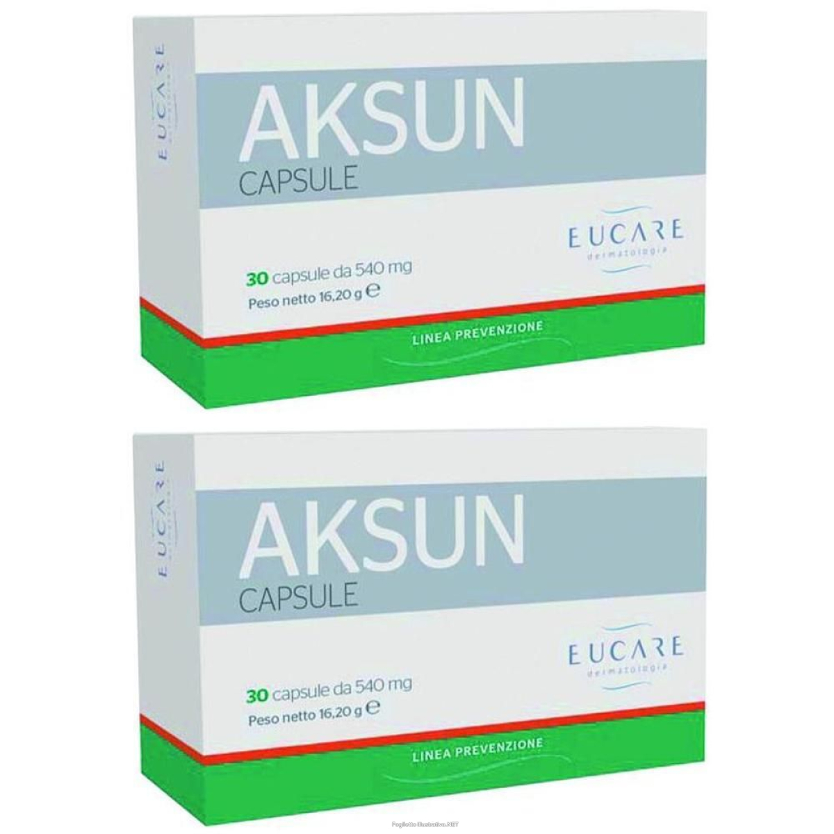 Acquista Online eucare aksun integratore alimentare 2x30 pz capsule e Cerca l'offerta più bassa