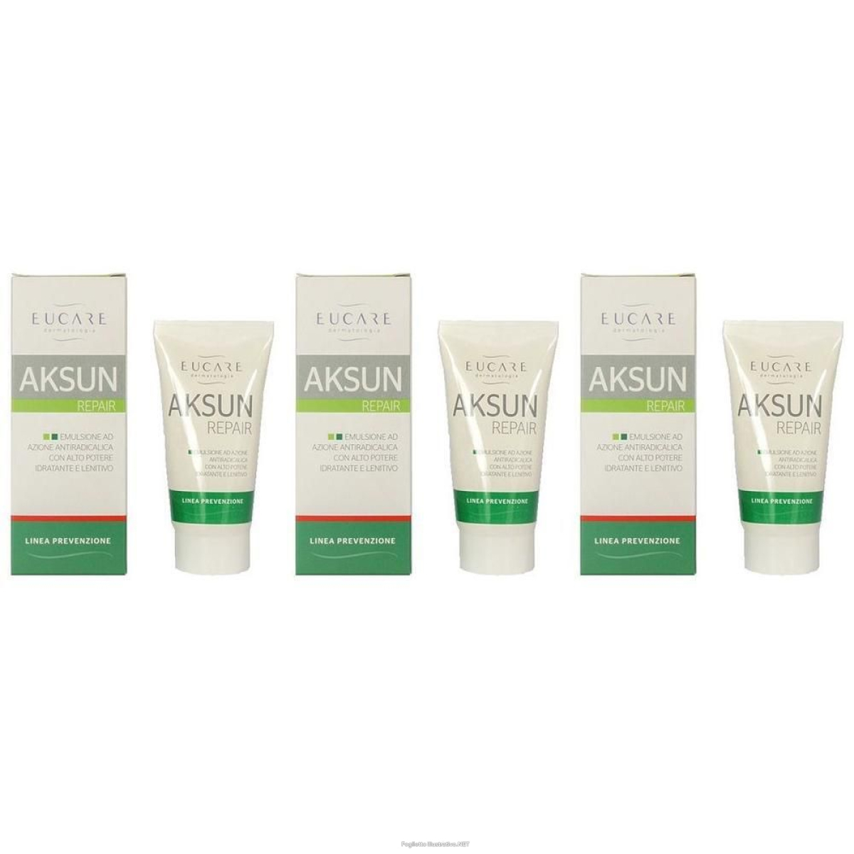Acquista Online eucare aksun repair emulsione ad azione antiradicalica 3x50 ml e Cerca l'offerta più bassa