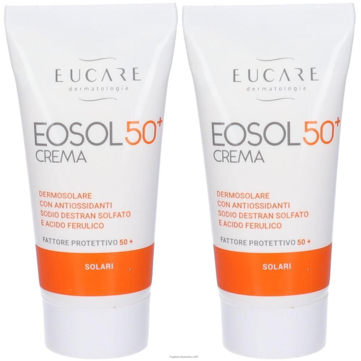 Acquista Online eucare eosol crema sfp50+ 2x50 ml solare e Cerca l'offerta più bassa