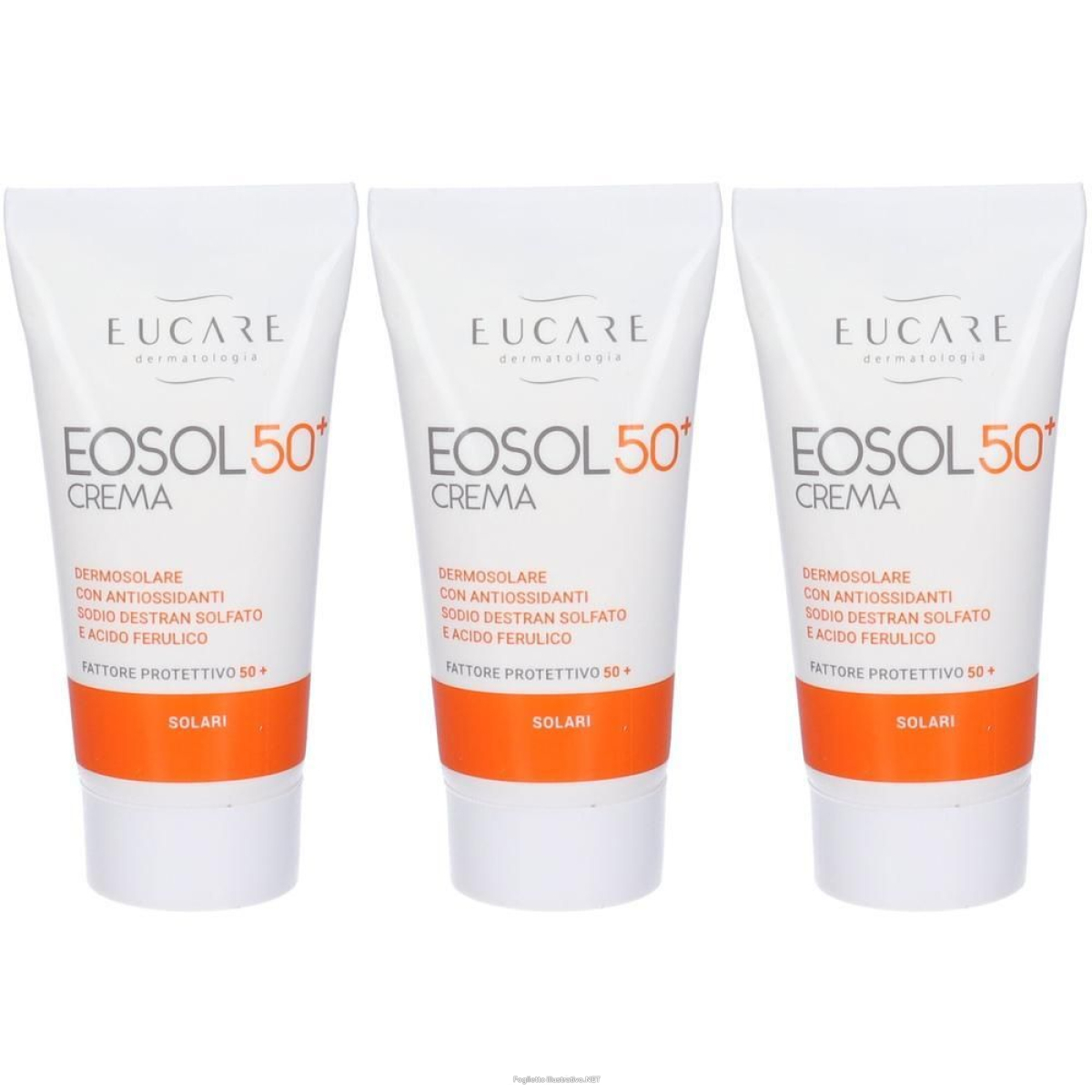 Acquista Online eucare eosol crema sfp50+ 3x50 ml solare e Cerca l'offerta più bassa
