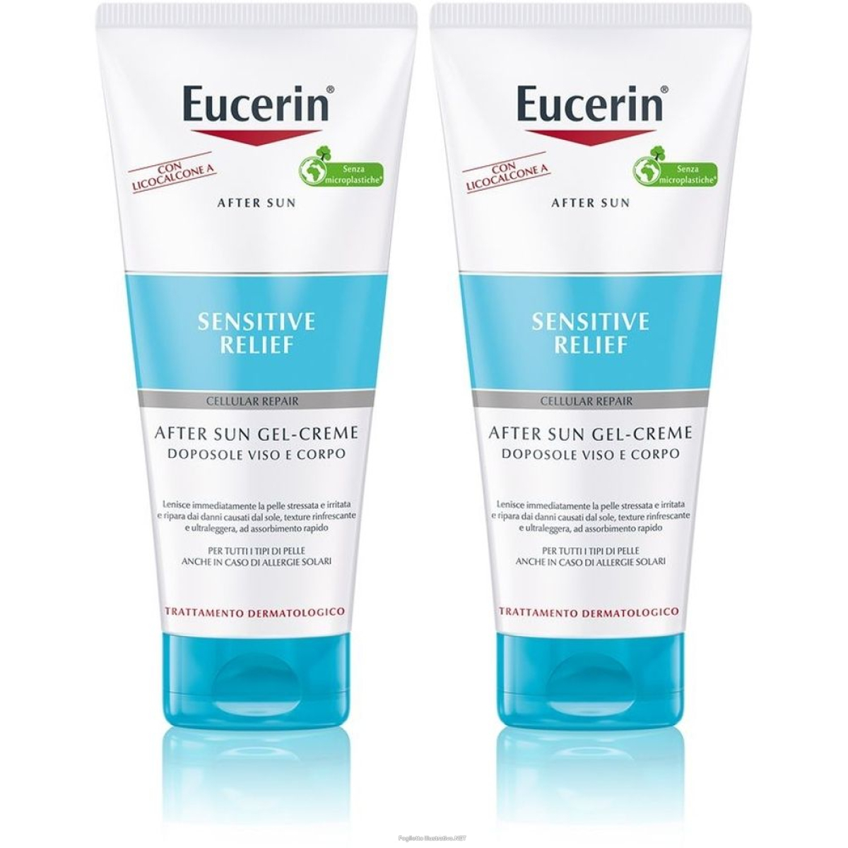 Acquista Online eucerin after sun sensitive relief crema-gel 200 ml set da 2 2x200 e Cerca l'offerta più bassa