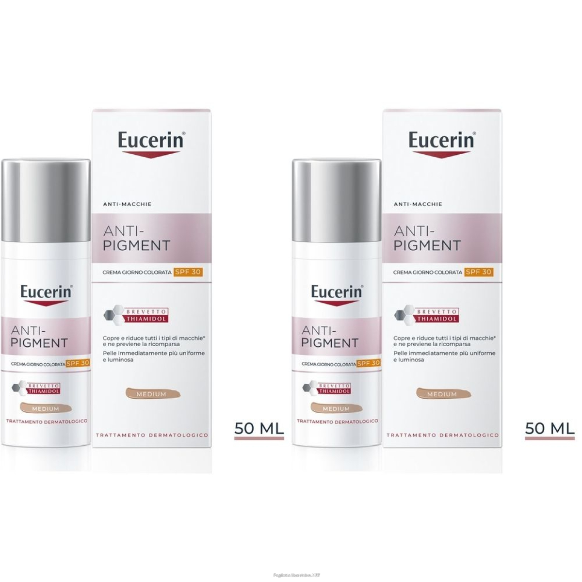 Acquista Online eucerin anti-pigment crema giorno spf 30 colorata medium 50 ml set da e Cerca l'offerta più bassa
