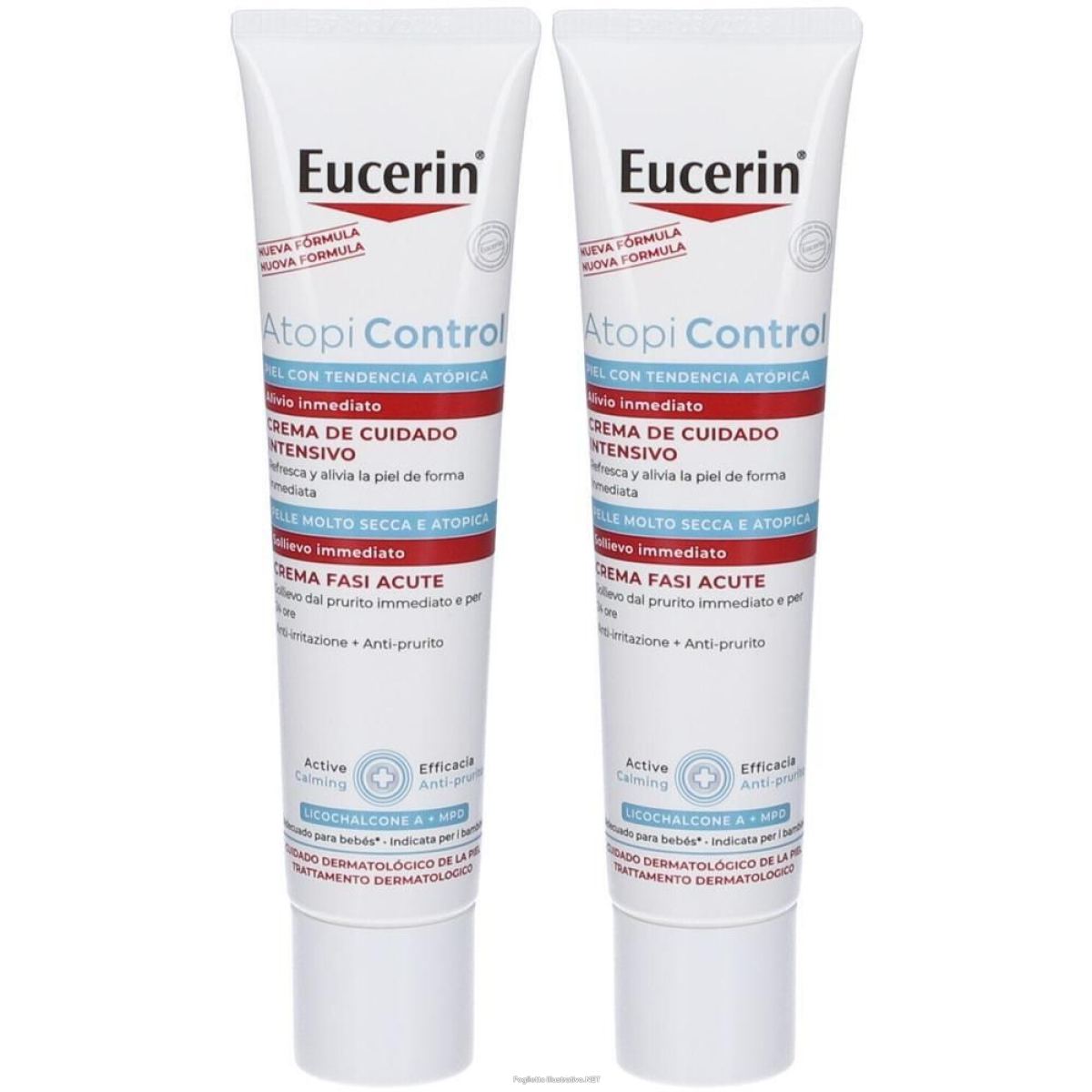 Acquista Online eucerin atopicontrol crema fasi acute 2x40 ml e Cerca l'offerta più bassa