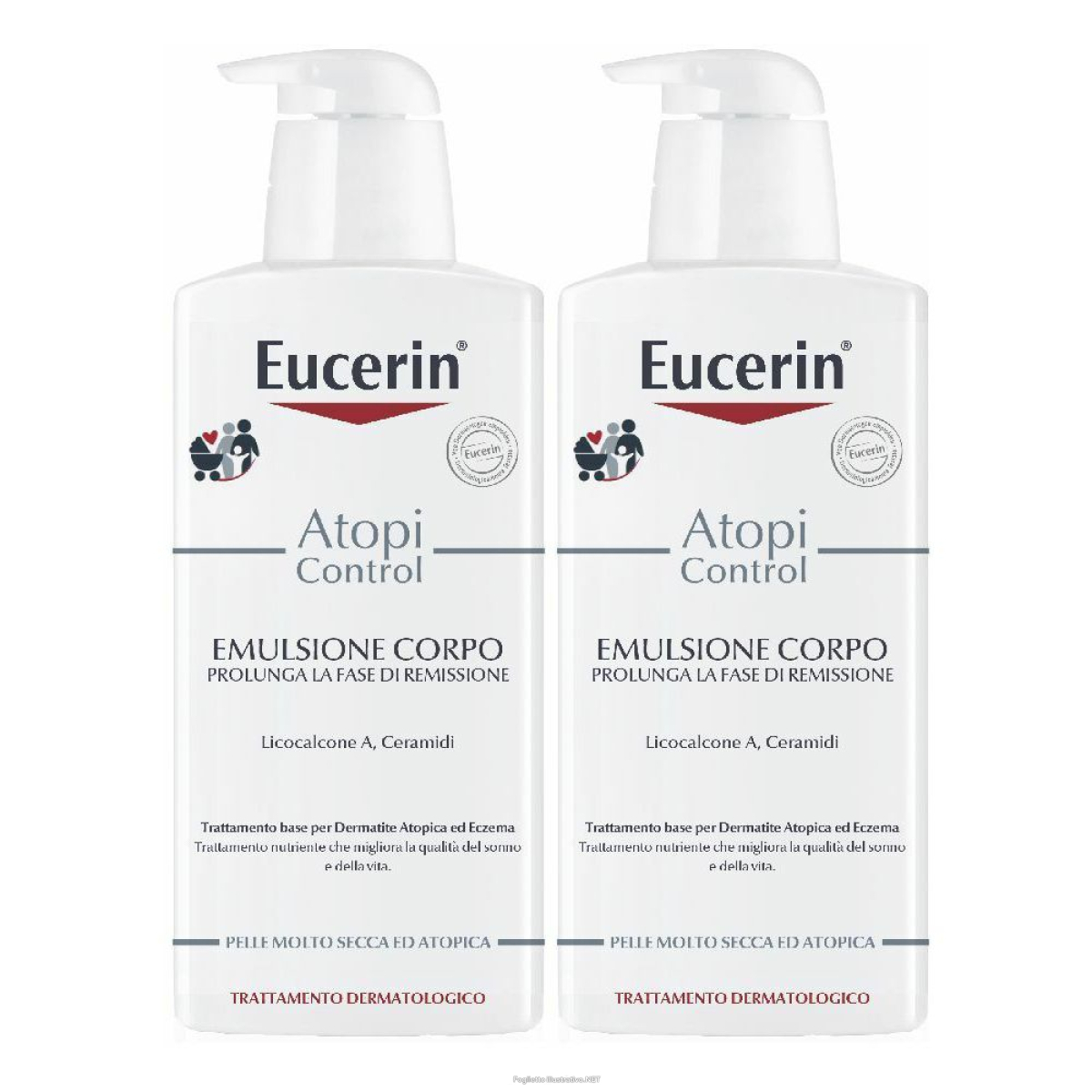 Acquista Online eucerin atopicontrol emulsione corpo 400ml crema corpo set da 2 2x400 e Cerca l'offerta più bassa