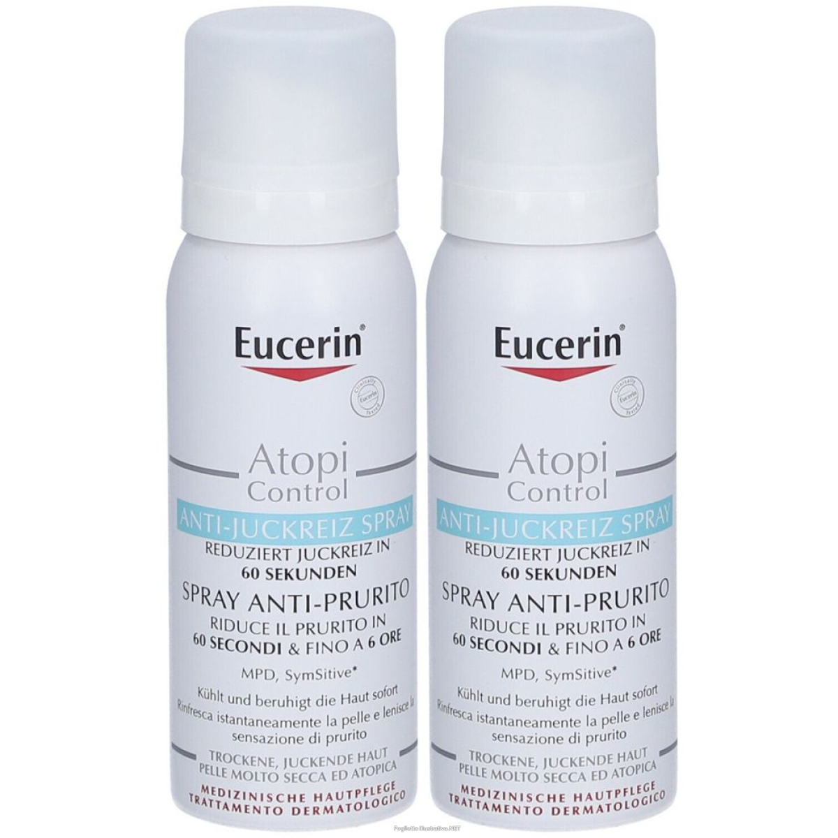 Acquista Online eucerin® atopicontrol spray anti-prurito set da 2 2x50 ml e Cerca l'offerta più bassa