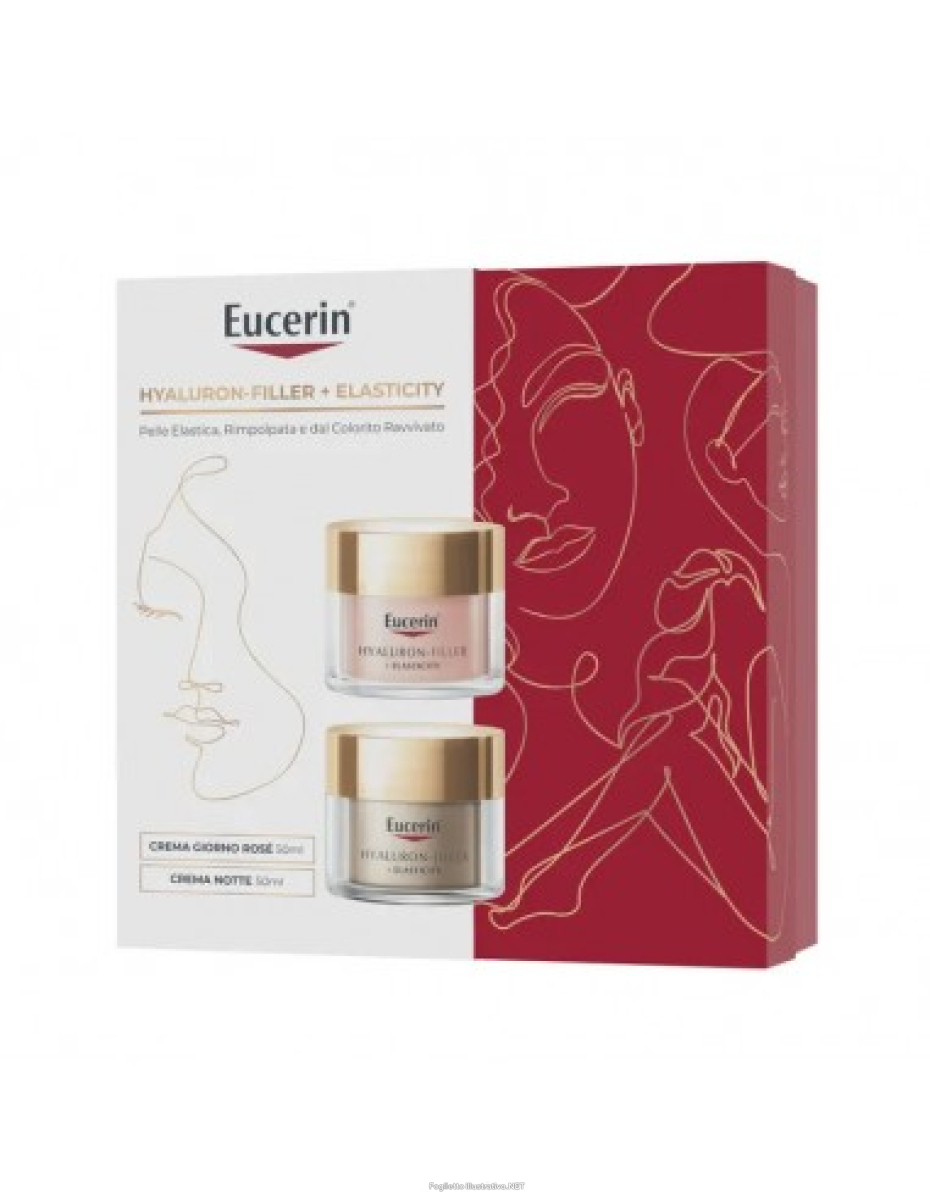 Acquista Online eucerin cofanetto hyaluron-filler+elasticity rosè crema antietà spf30 + crema notte 50 ml e Cerca l'offerta più bassa