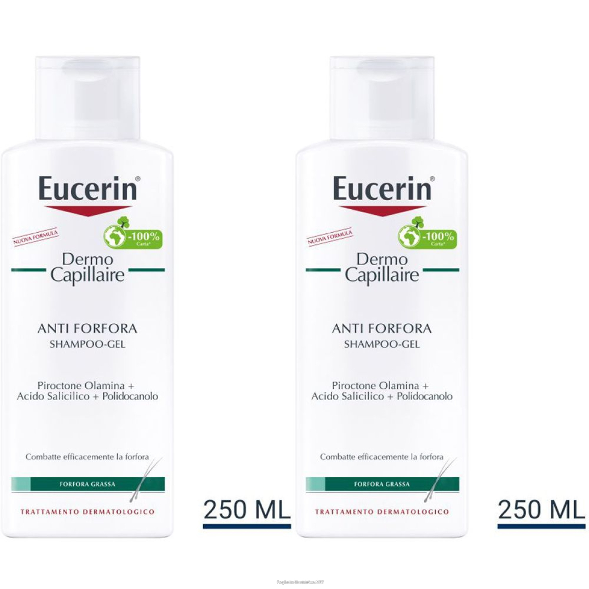 Acquista Online eucerin dermocapillaire shampoo-gel anti-forfora 250 ml set da 2 2x250 e Cerca l'offerta più bassa