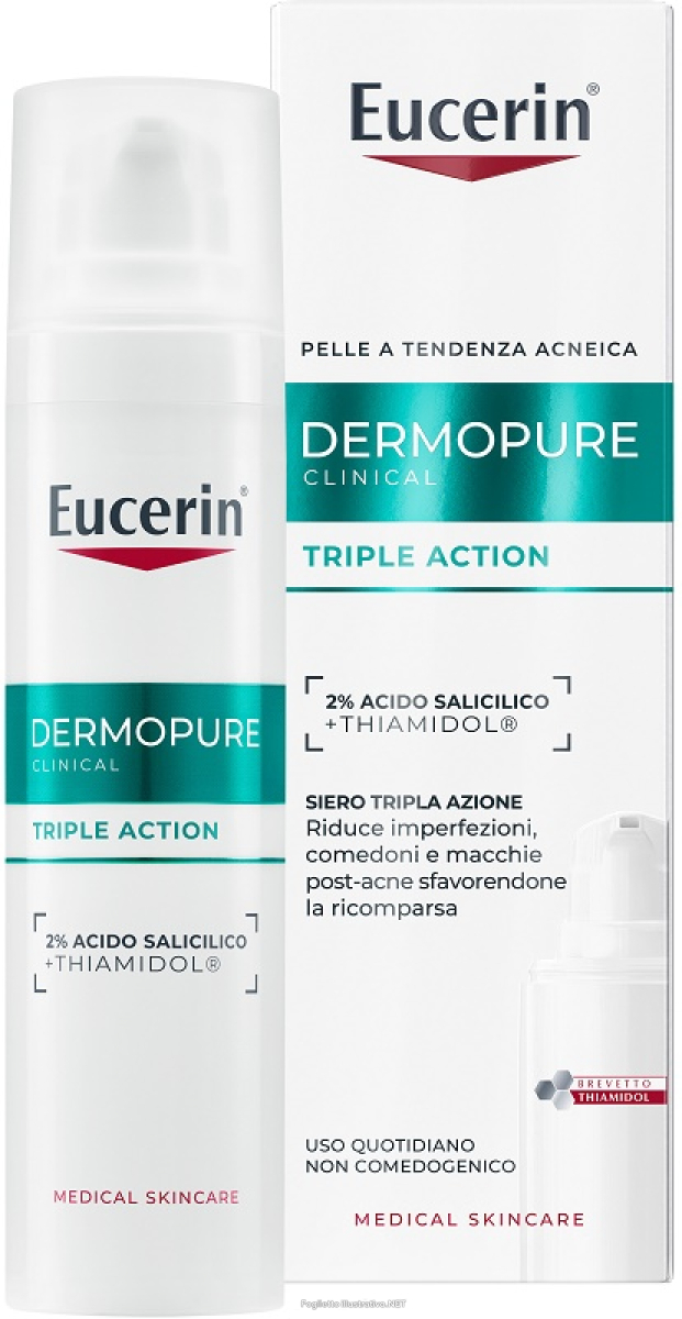 Acquista Online eucerin dermopure clinical triple action - siero tripla azione correttivo per pelle grassa e a tendenza acneica 40ml e Cerca l'offerta più bassa